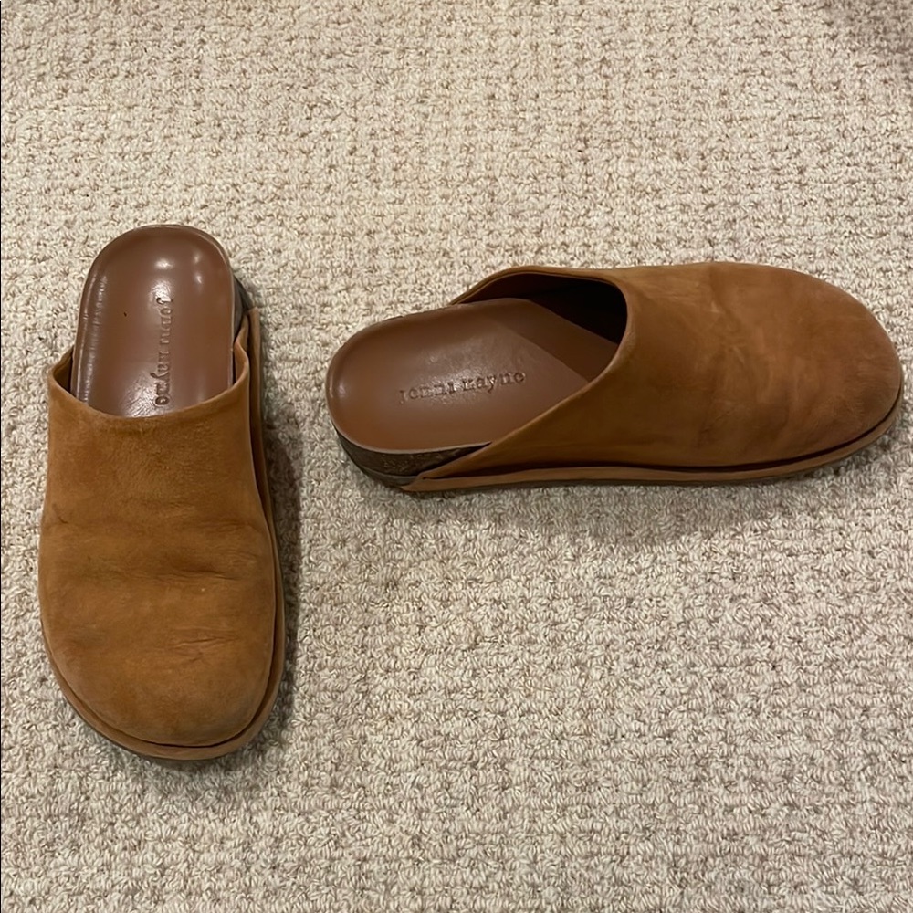 Jenni Kayne Brown Suede Slides